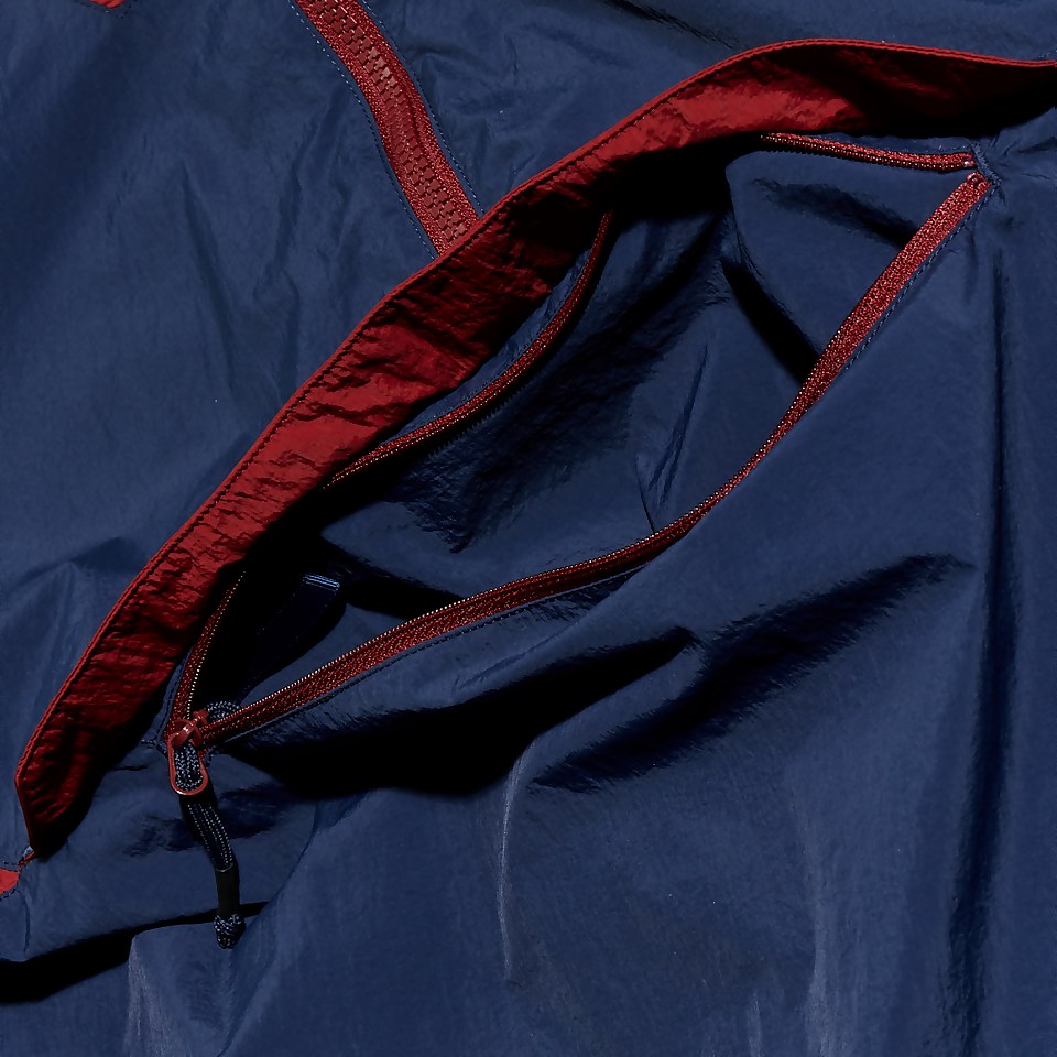 Men's Urban Co-ord Wind Jacket - Dark Blue/Dark Red
