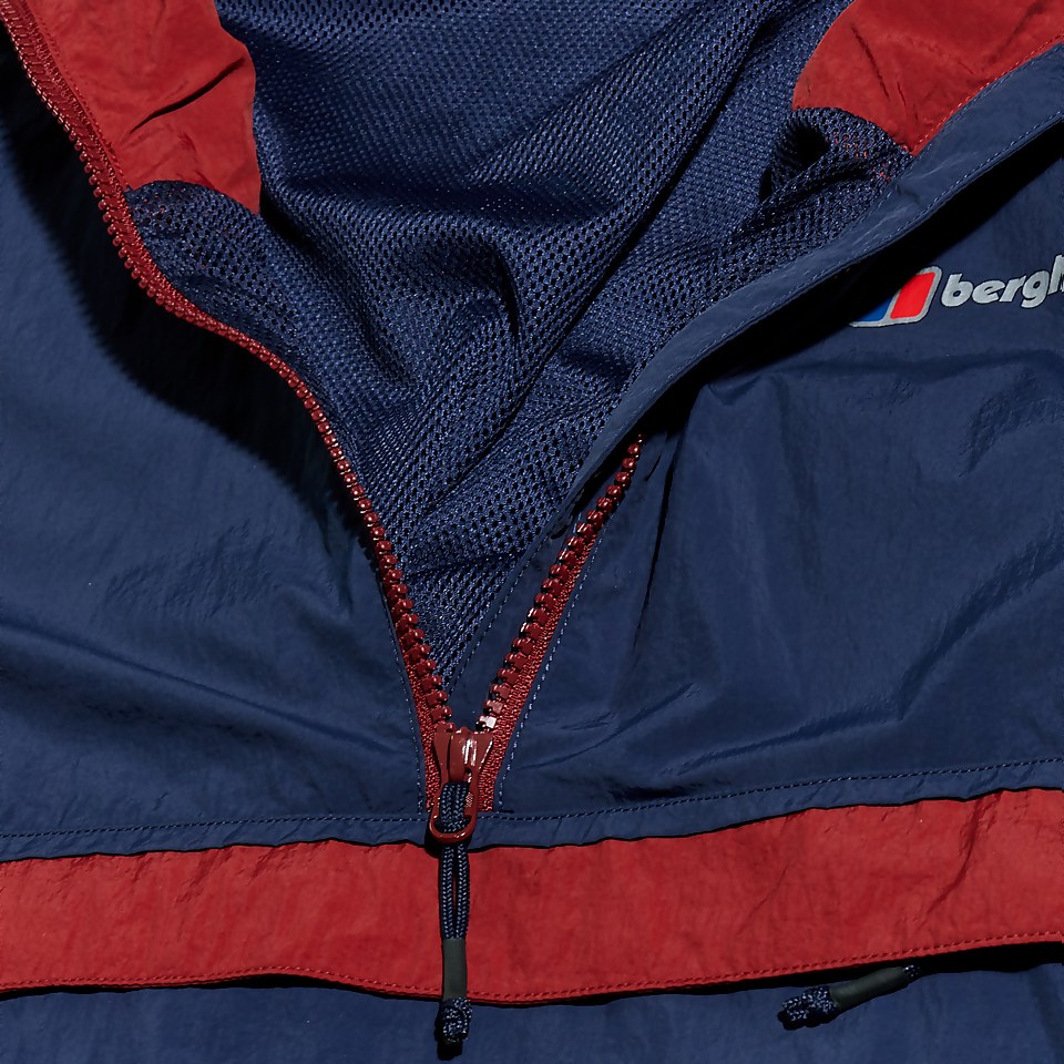 Men's Urban Co-ord Wind Jacket - Dark Blue/Dark Red
