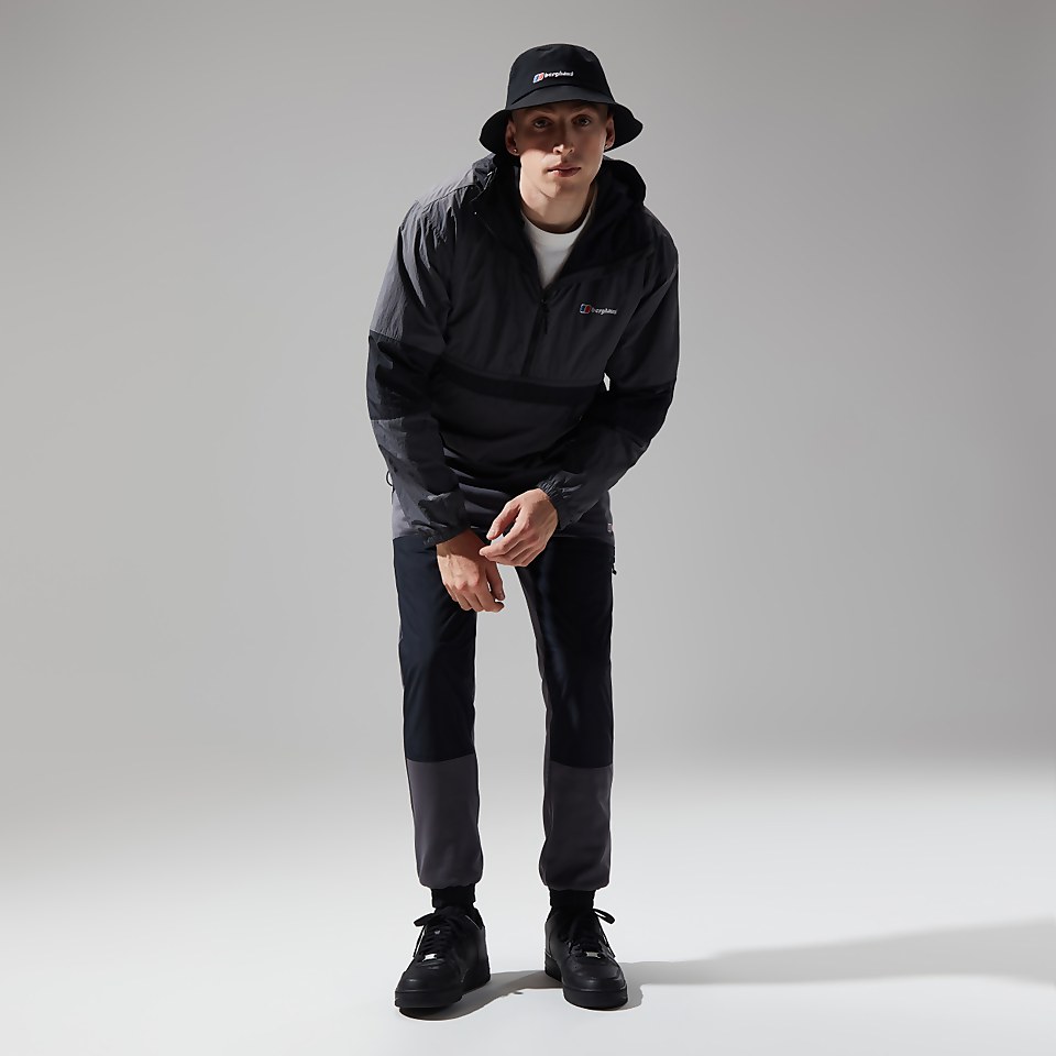 Men's Urban Co-ord Wind Jacket - Grey/Black