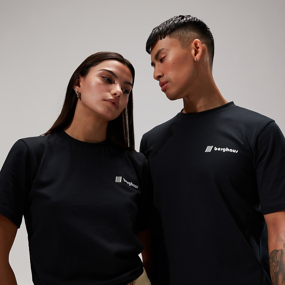 Unisex Cho Zine Short Sleeve T-Shirts - Black
