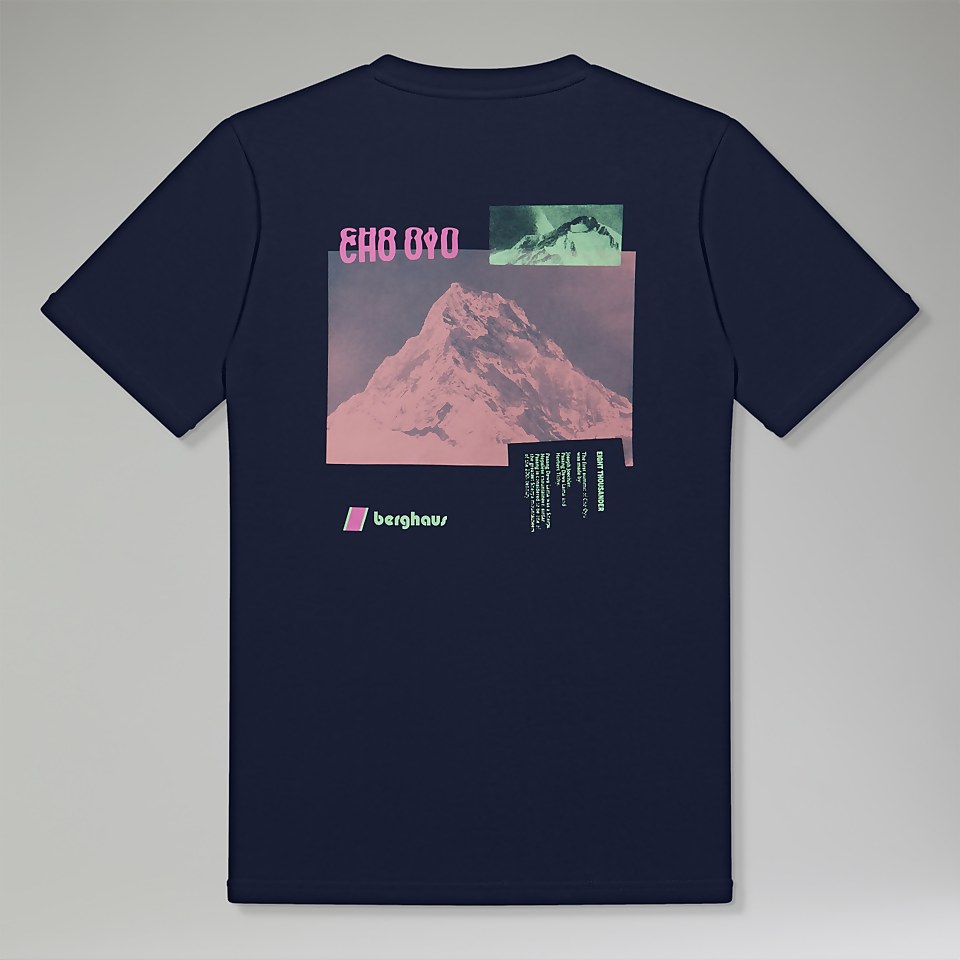 Unisex Cho Zine Short Sleeve T-Shirts - Dark Blue