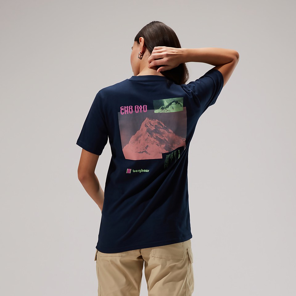 Unisex Cho Zine Short Sleeve T-Shirts - Dark Blue