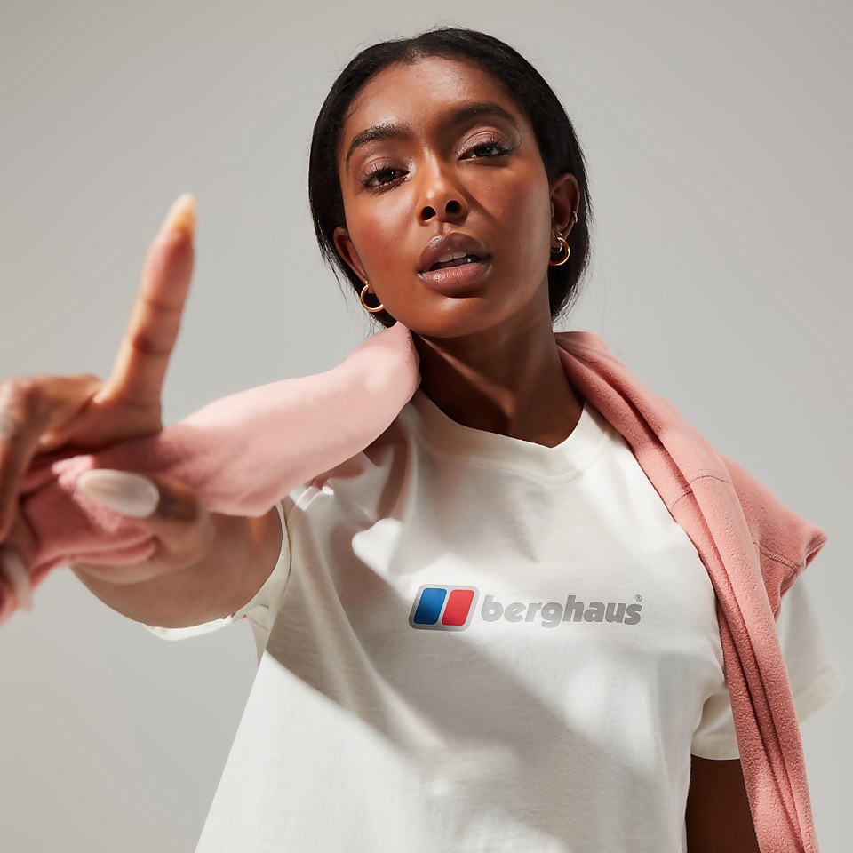 Women's Urban Crop Short Sleeve Tee - Natural