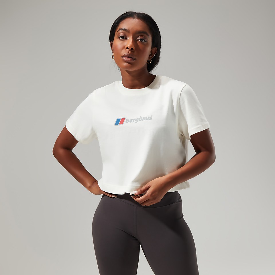 Women's Urban Crop Short Sleeve Tee - Natural