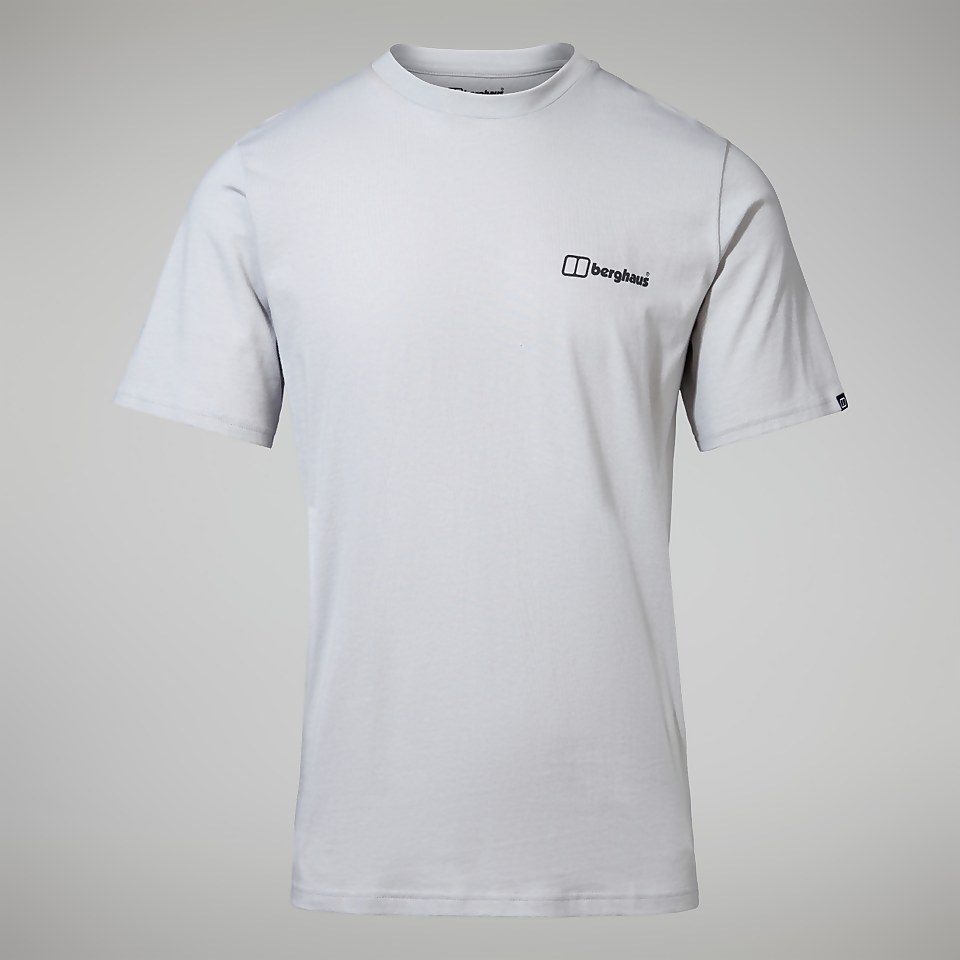 Men's Colour Logo Super Stretch Tee Light Grey