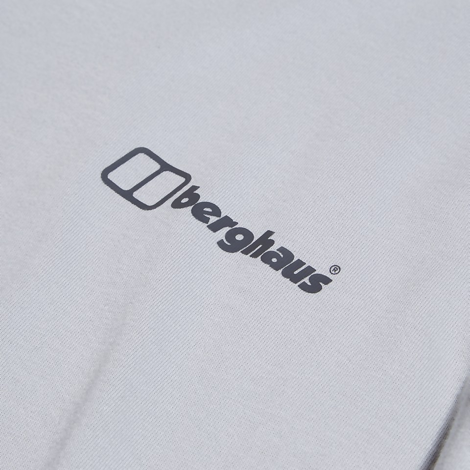 Men's Colour Logo Super Stretch Tee Light Grey