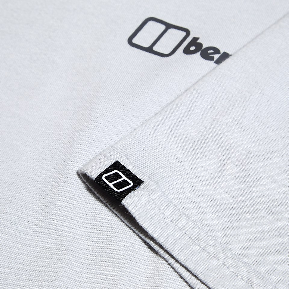 Men's Colour Logo Super Stretch Tee Light Grey