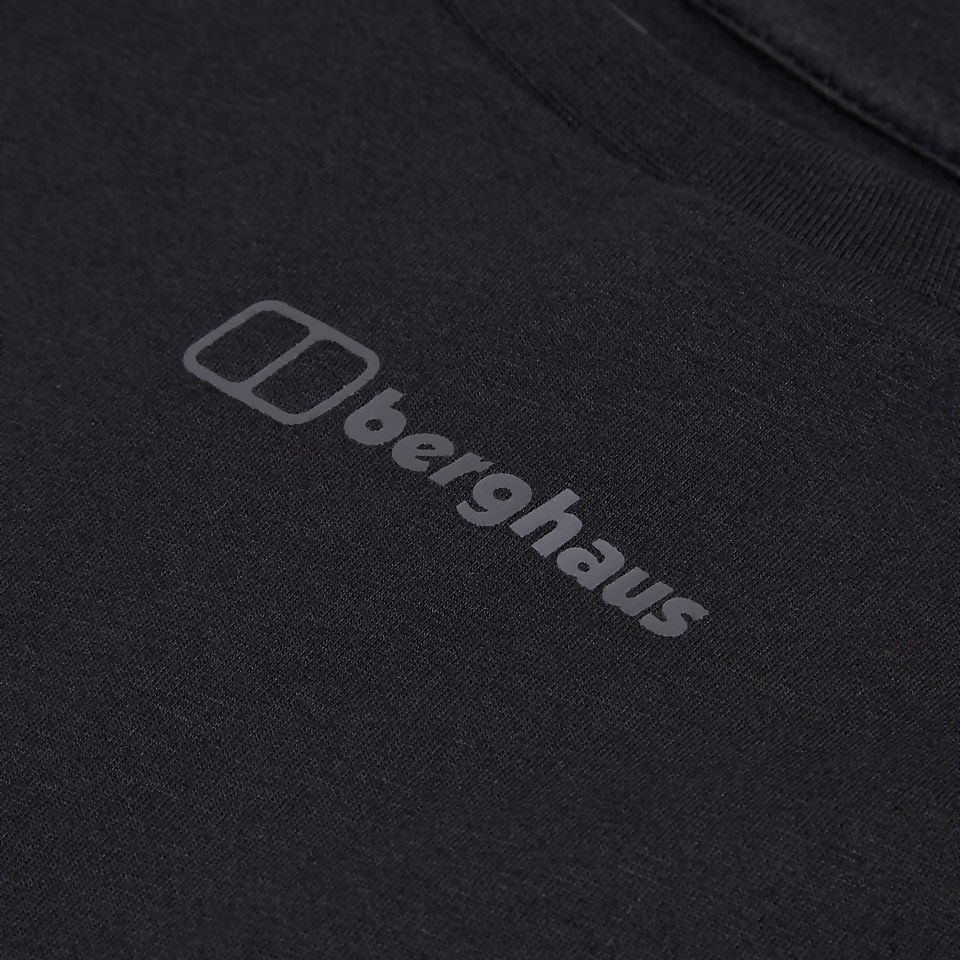 Boyfriend Logo Short Sleeve T-Shirt für Damen - Schwarz