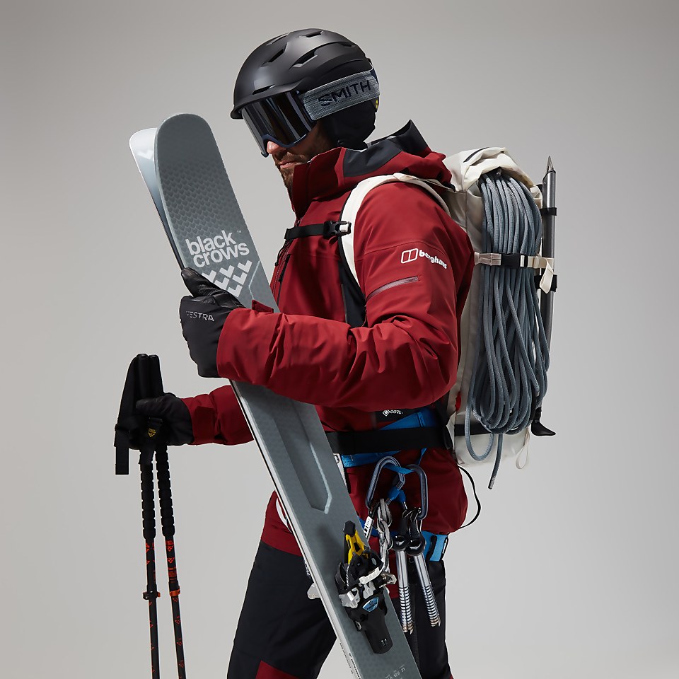Men's MTN Arete Descend GTX Jacket - Dark Red/Black