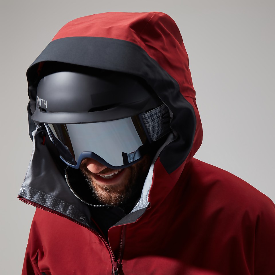 Men's MTN Arete Descend GTX Jacket - Dark Red/Black