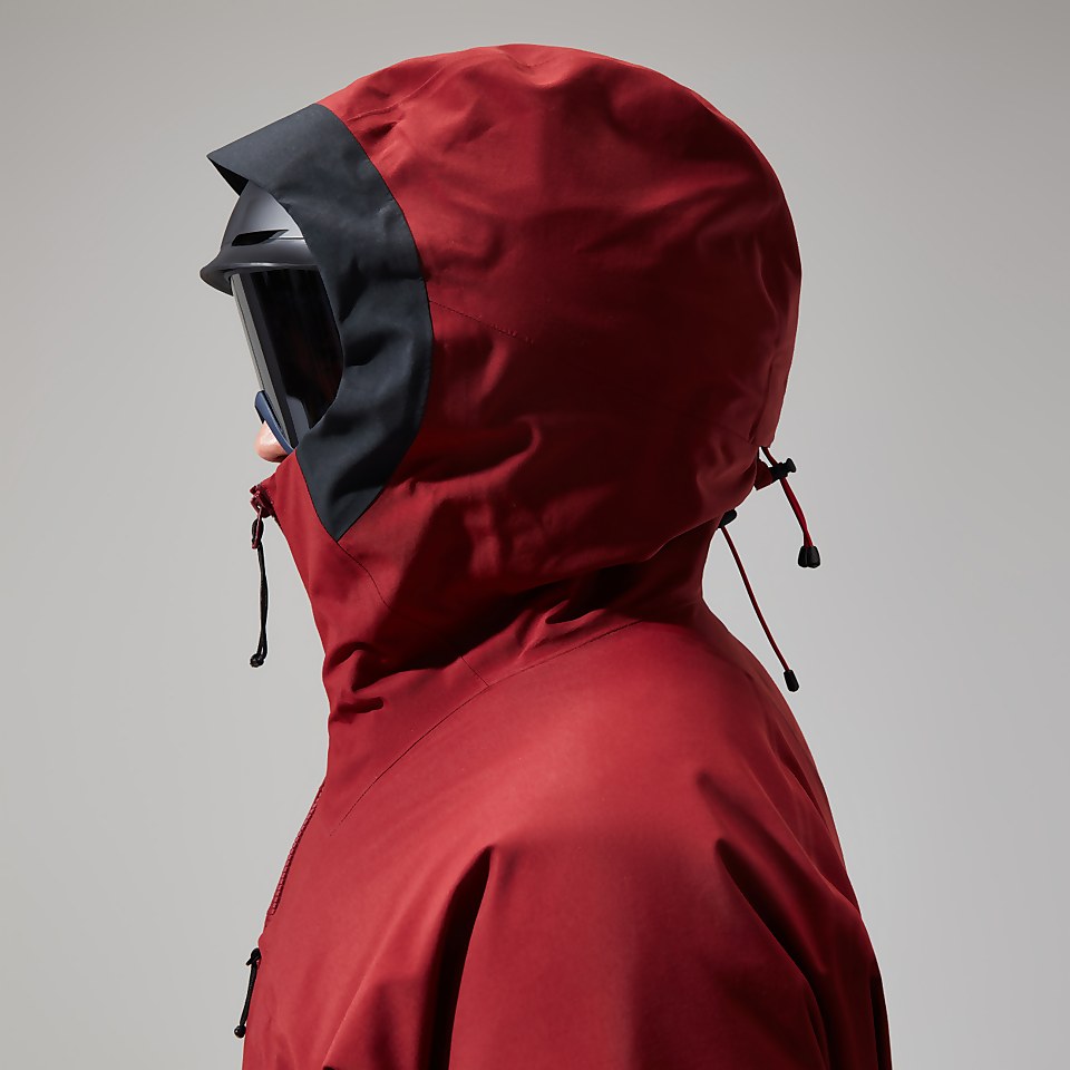 Men's MTN Arete Descend GTX Jacket - Dark Red/Black