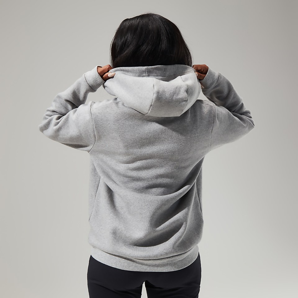 Logo Hoodie für Damen - Dunkelgrau