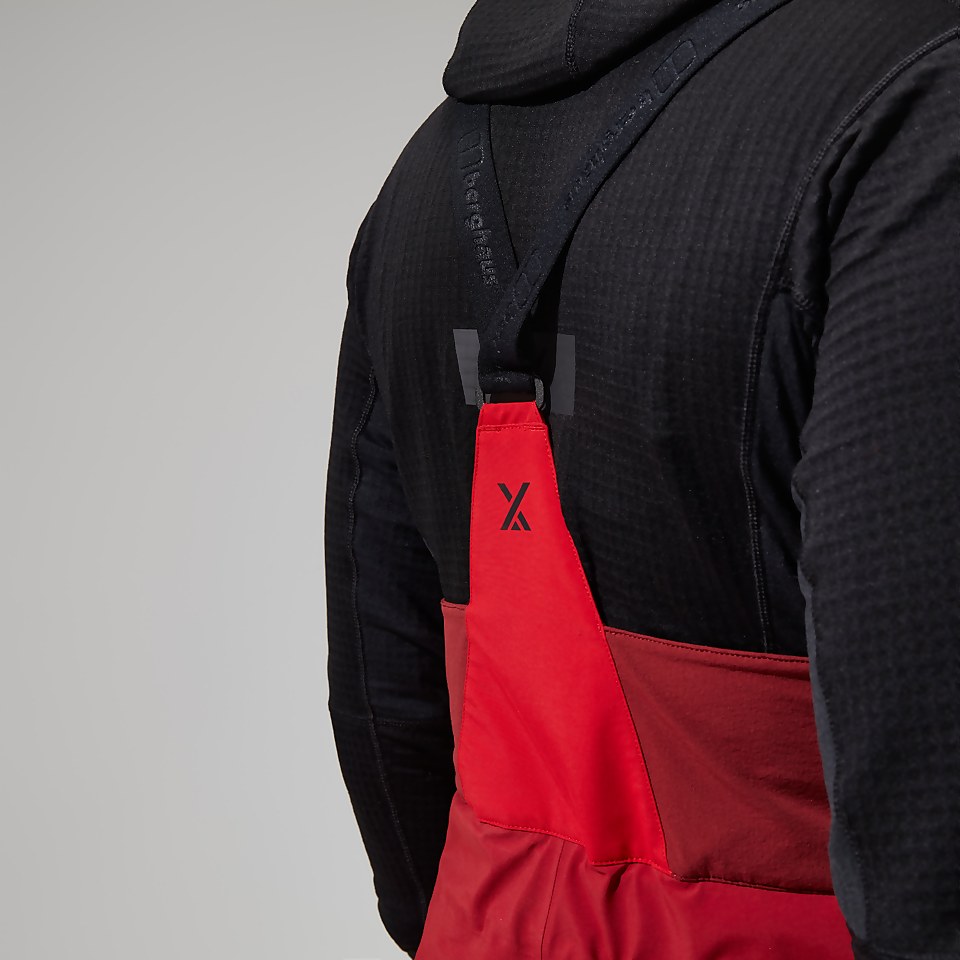 MTN Arete Descend GTX Bib Pants für Damen - Rot