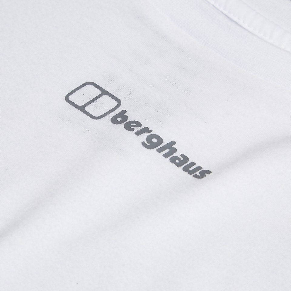 Women's Boyfriend Logo Short Sleeve Tee Pure White