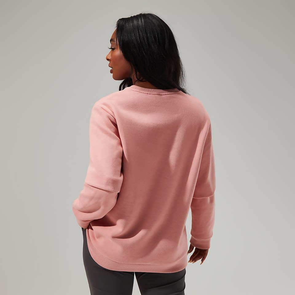 Logo Pullover für Damen - Rosa