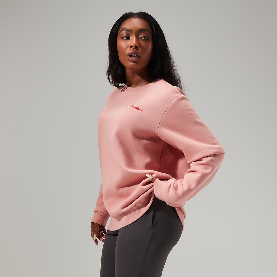 Logo Pullover für Damen - Rosa