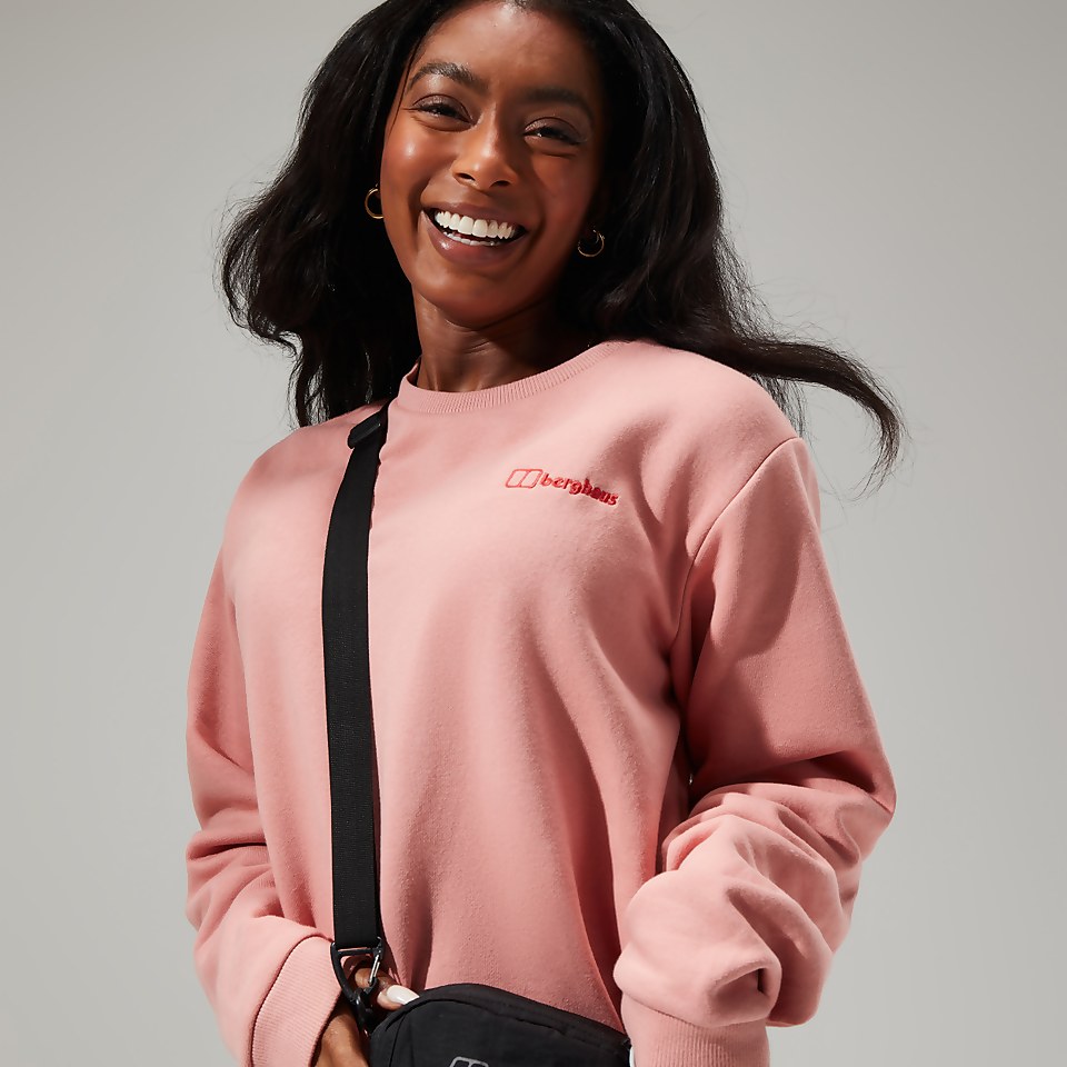 Logo Pullover für Damen - Rosa