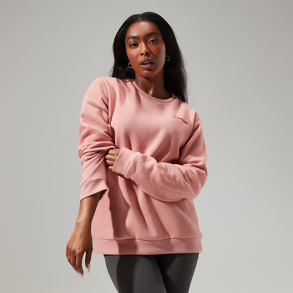 Logo Pullover für Damen - Rosa