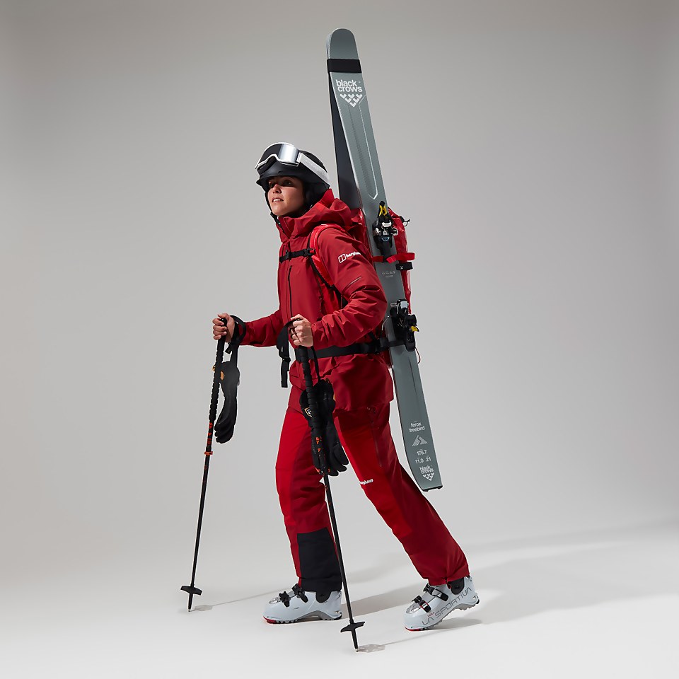 Women's MTN Arete Descend GTX Jacket - Red