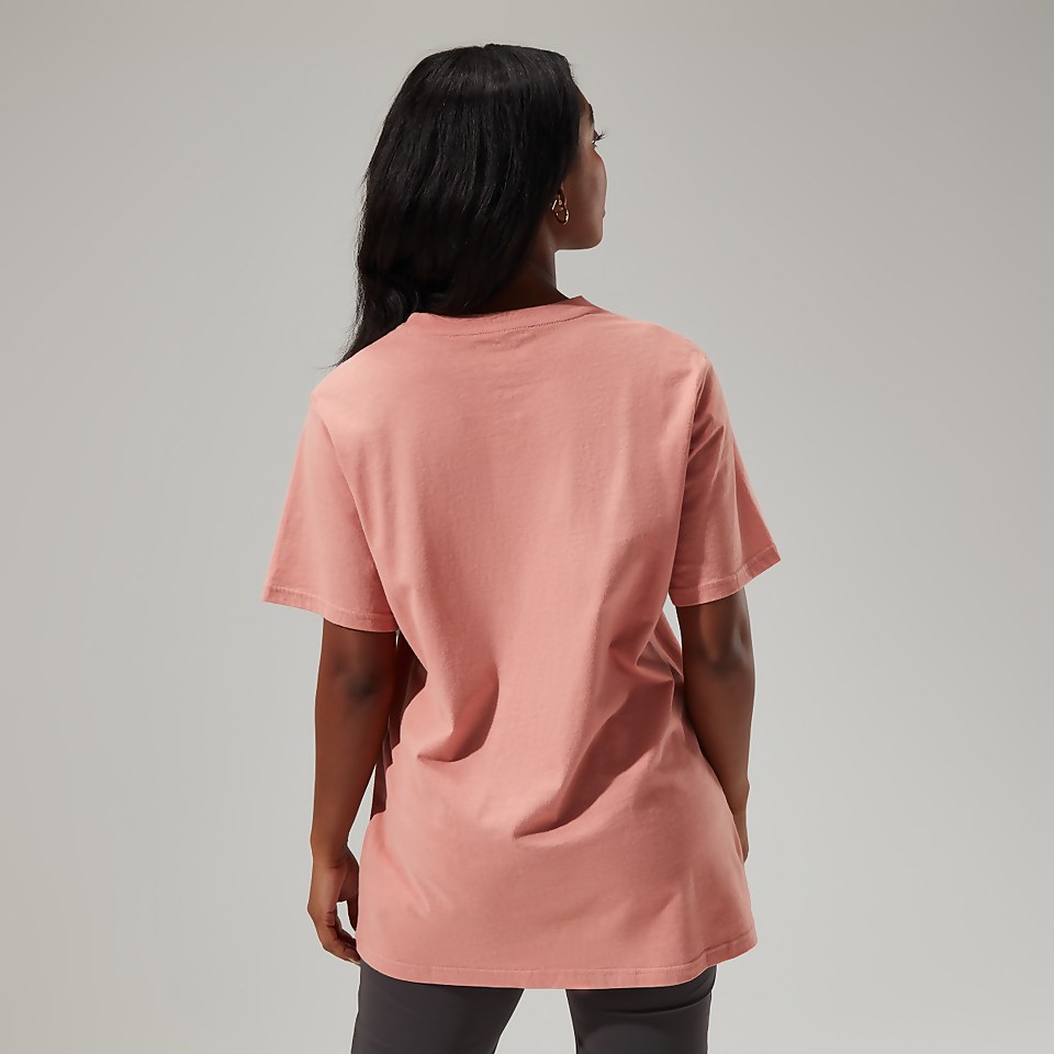 Women's Boyfriend Logo Short Sleeve Tee Black