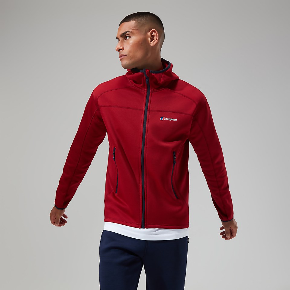 Men's Pravitale MTN 2.0 Hooded Jacket - Dark Red/Red