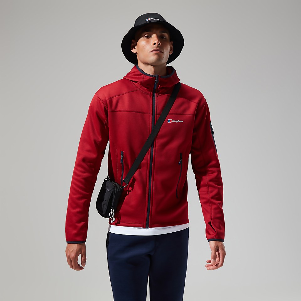 Men's Pravitale MTN 2.0 Hooded Jacket - Dark Red/Red