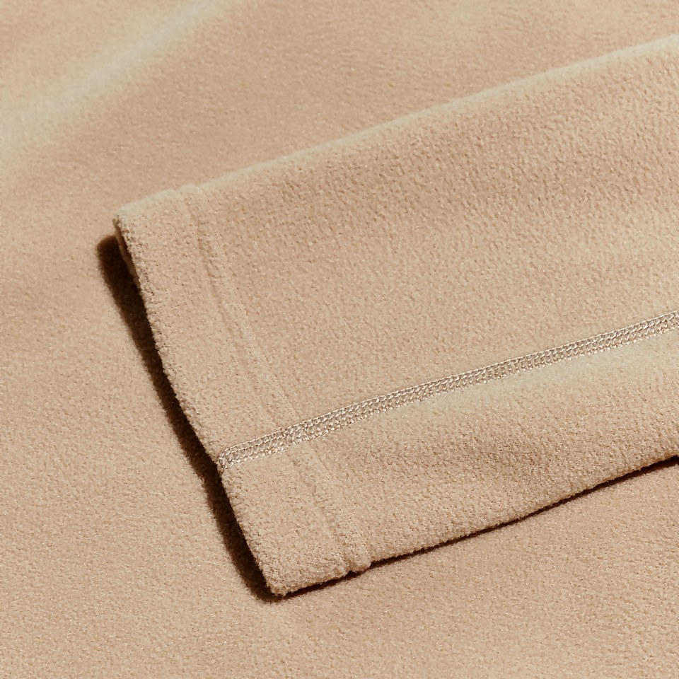 Men's Prism Micro Polartec Half Zip Fleece- Natural
