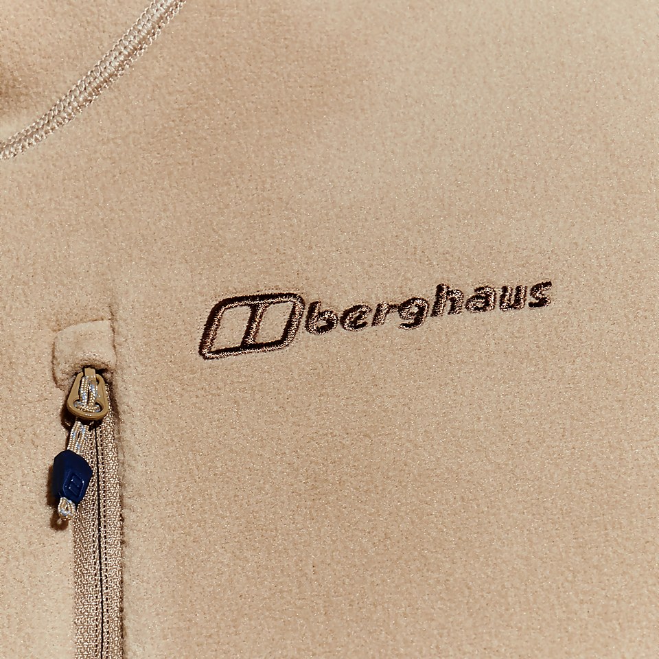 Men's Prism Micro Polartec Half Zip Fleece- Natural