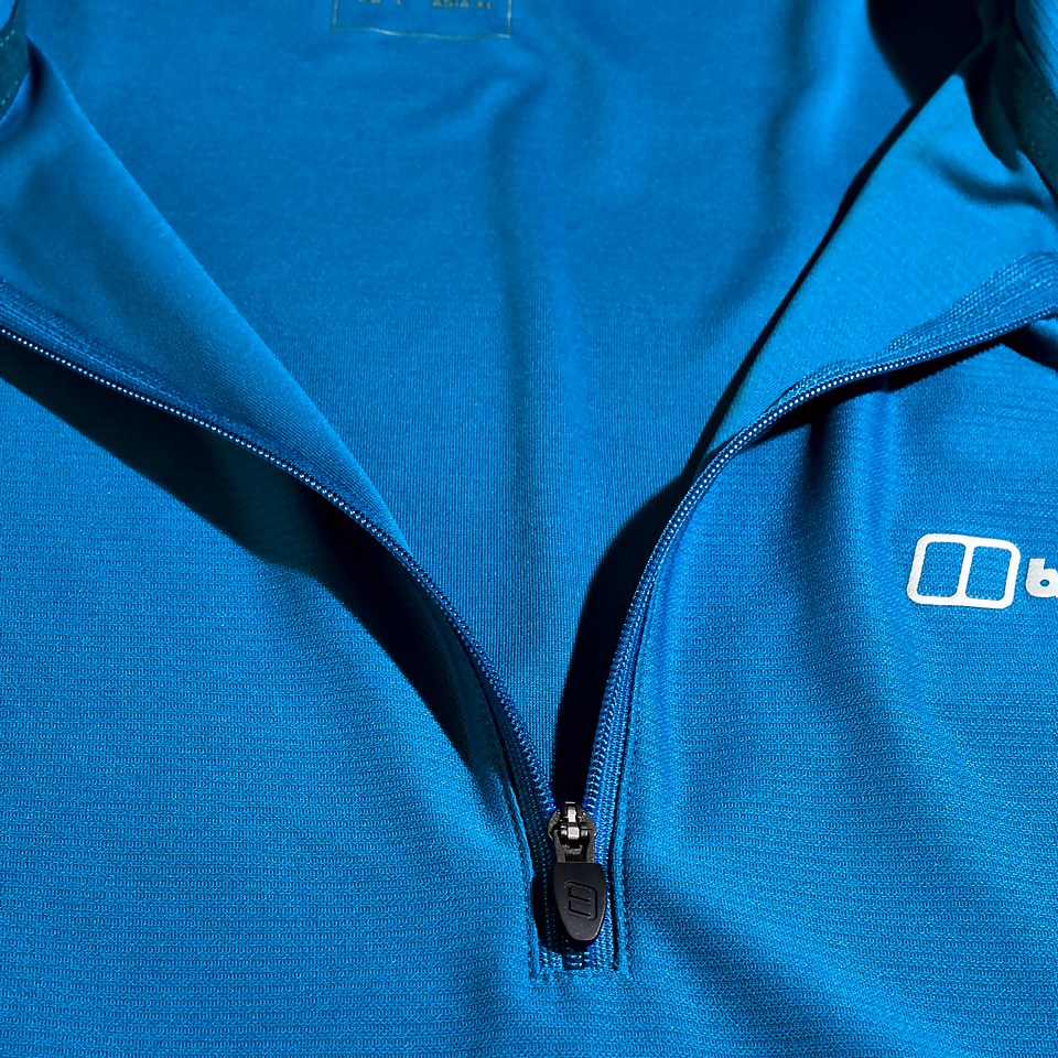 24/7 Long Sleeve Half Zip Tech T-Shirt für Herren - Blau