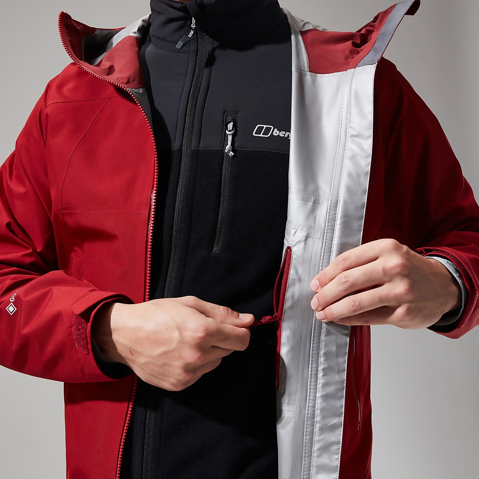Paclite Peak Vented Jacken für Herren - Dunkelrot