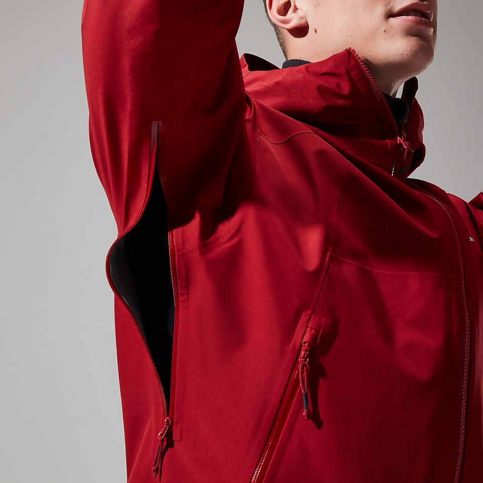 Paclite Peak Vented Jacken für Herren - Dunkelrot