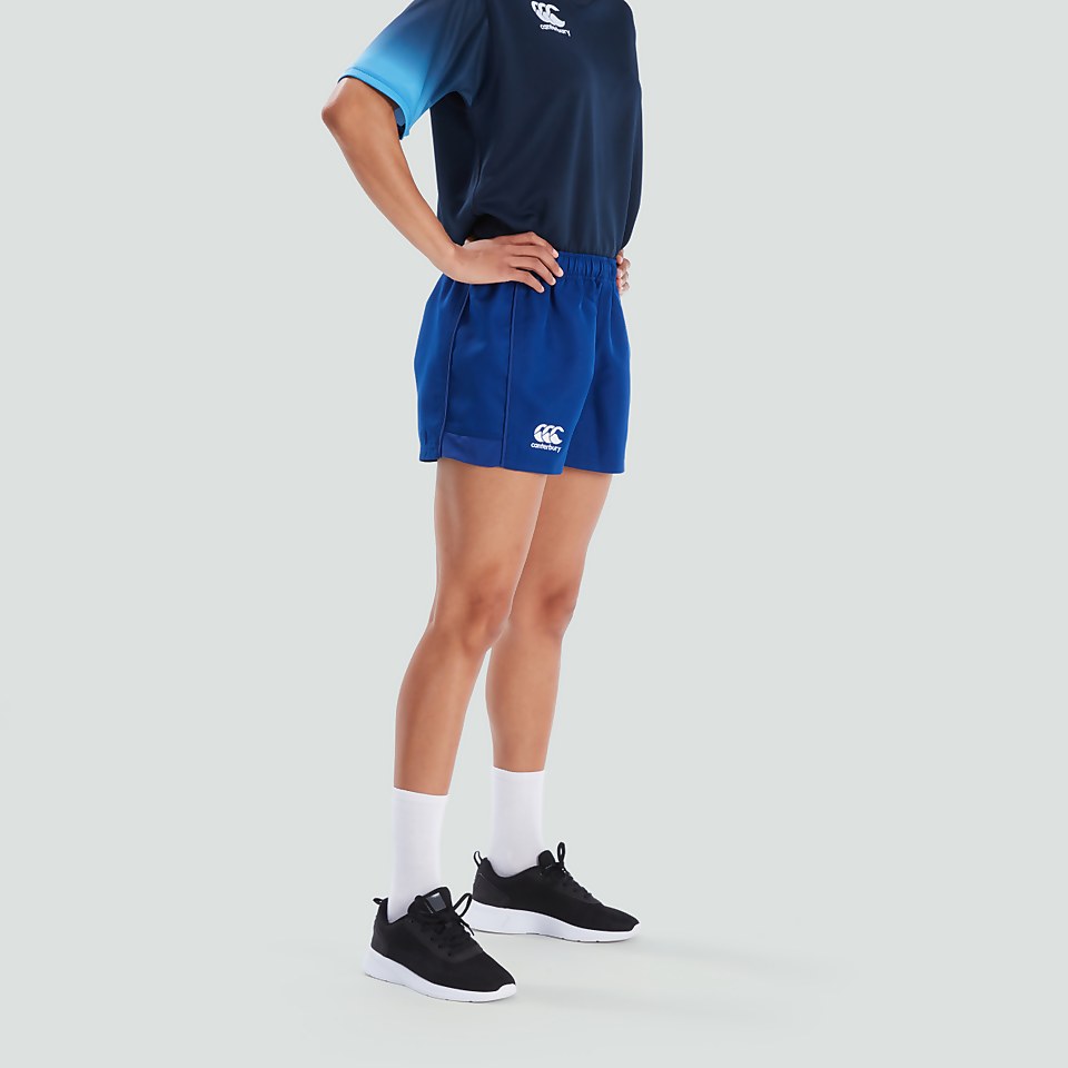 WOMENS ADVANTAGE SHORT BLUE