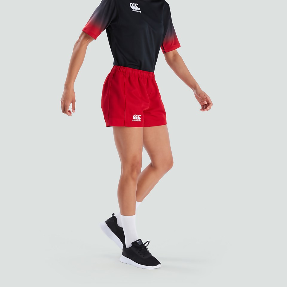 WOMENS ADVANTAGE SHORT RED