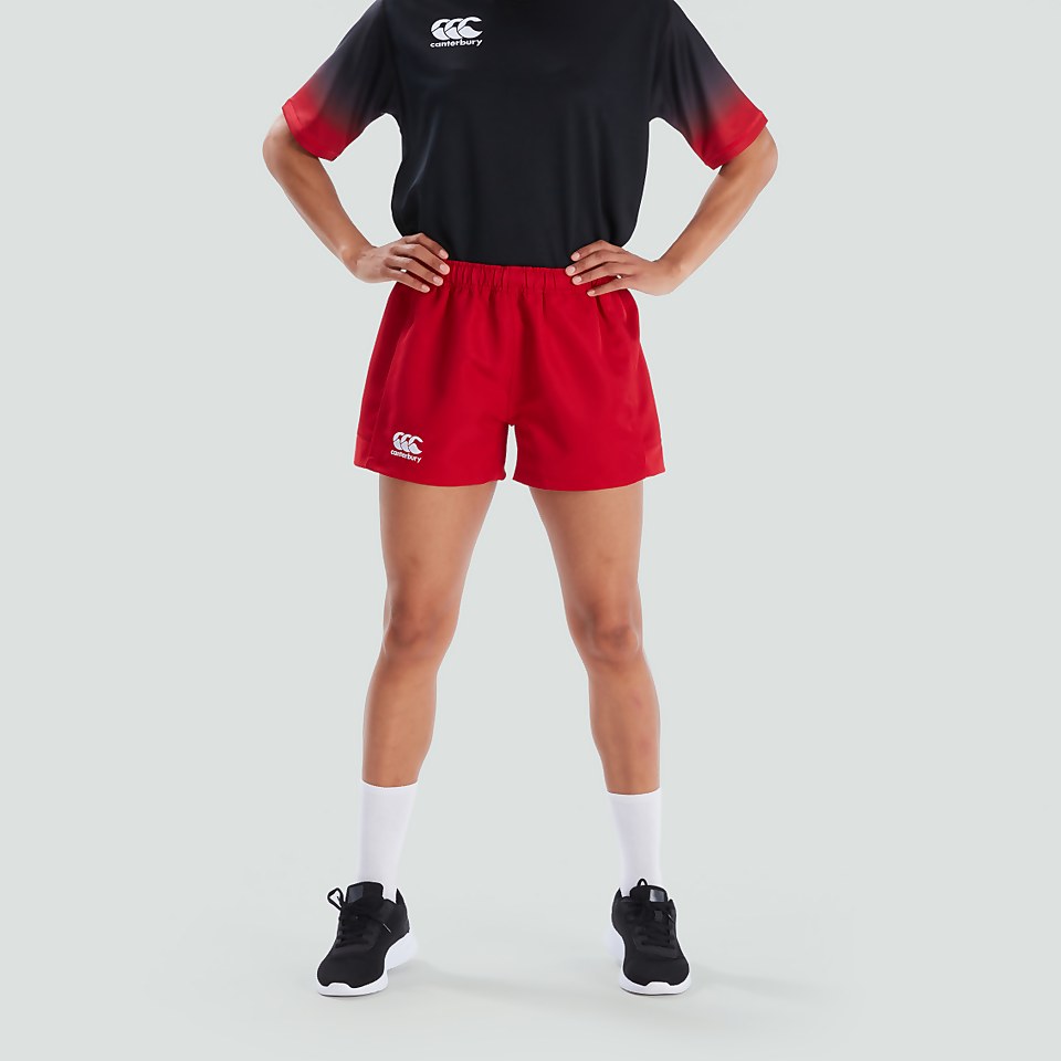 WOMENS ADVANTAGE SHORT RED