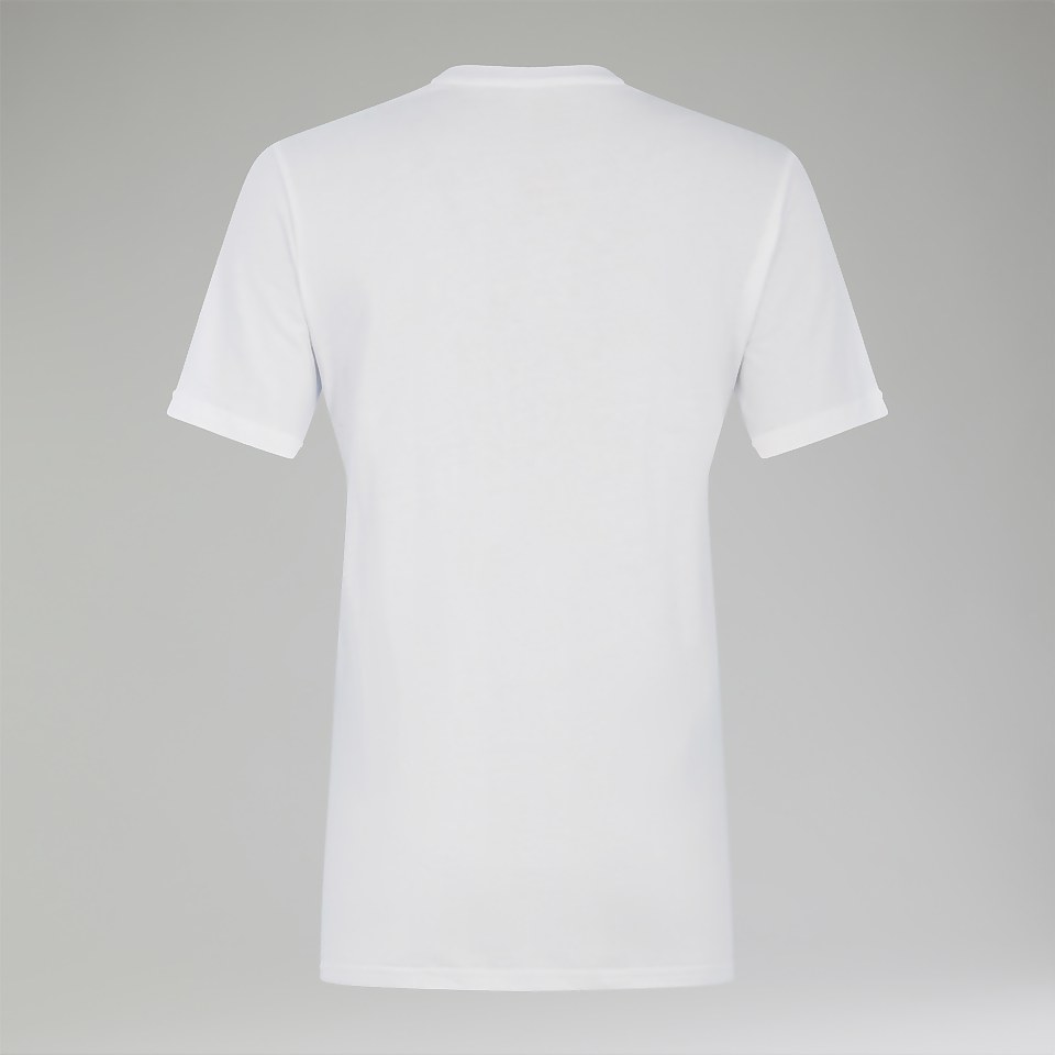 Women's Boyfriend Big Classic Logo Short Sleeve Tee White