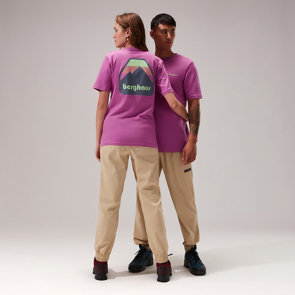 Unisex Graded Peak T-Shirt - Purple