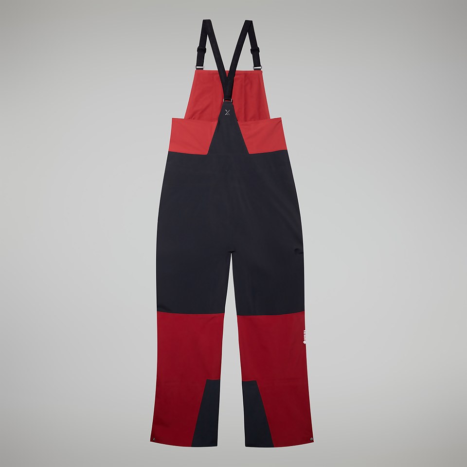 Men's MTN Arete Descend GTX Bib Pants - Dark Red/Black