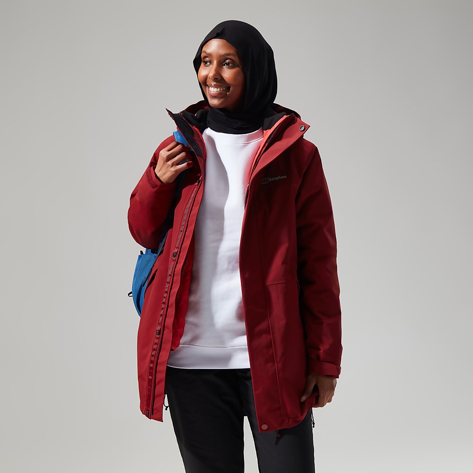 Women's Monic Gemini 3in1 Jacket - Dark Red