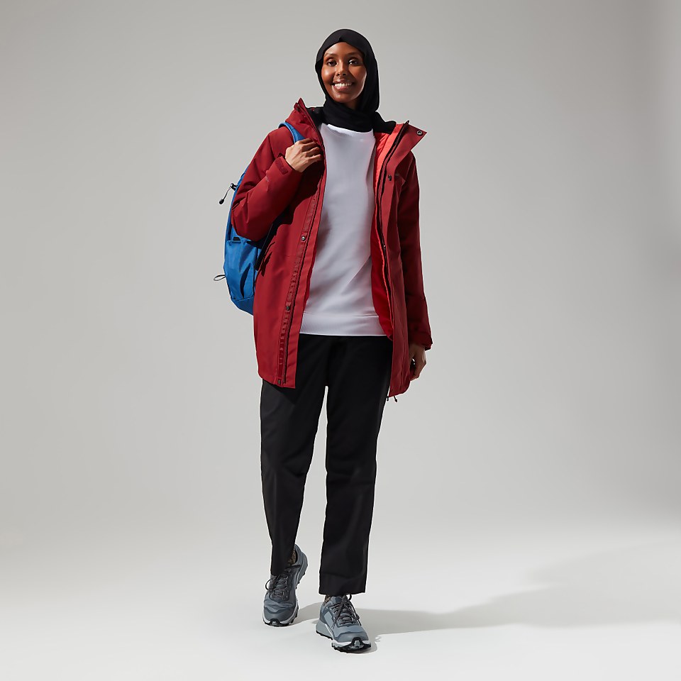 Women's Monic Gemini 3in1 Jacket - Dark Red