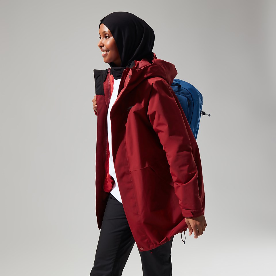 Women's Monic Gemini 3in1 Jacket - Dark Red