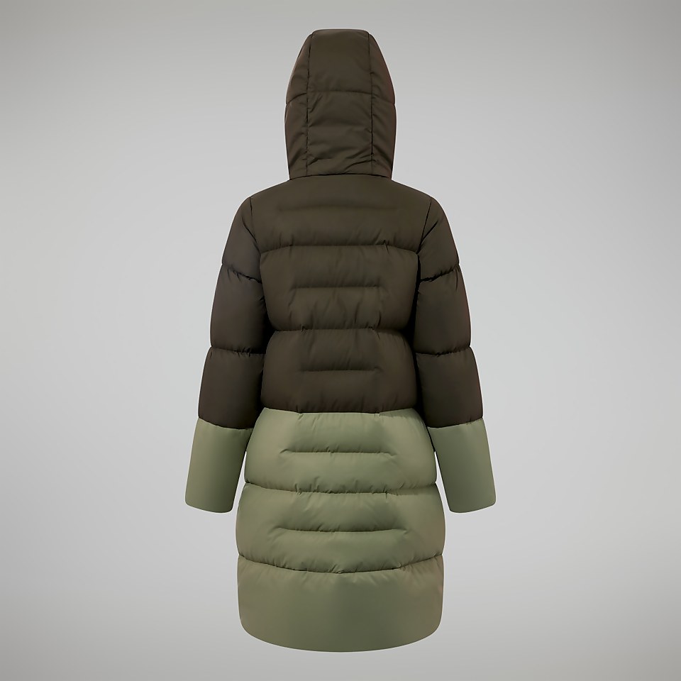 Combust Reflect Lange Jacke für Damen - Grün