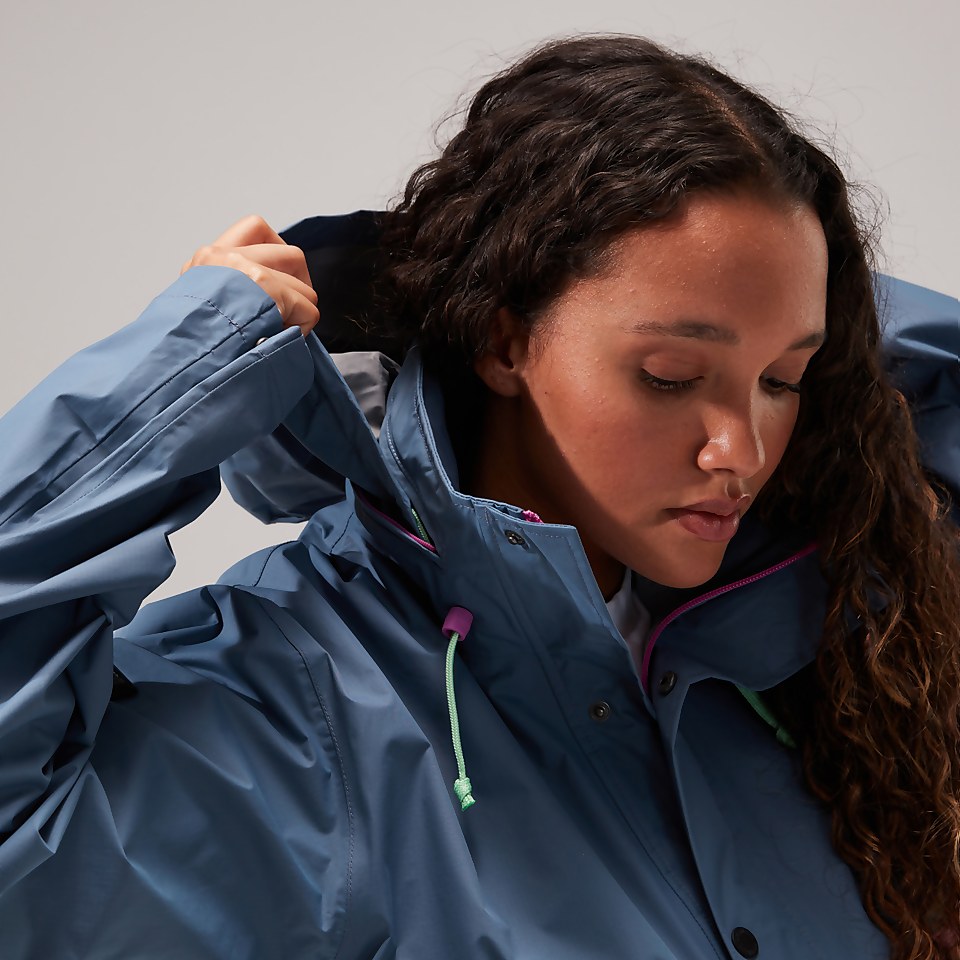 Unisex Ski Smock 86 Jackets - Dark Blue/Light Green