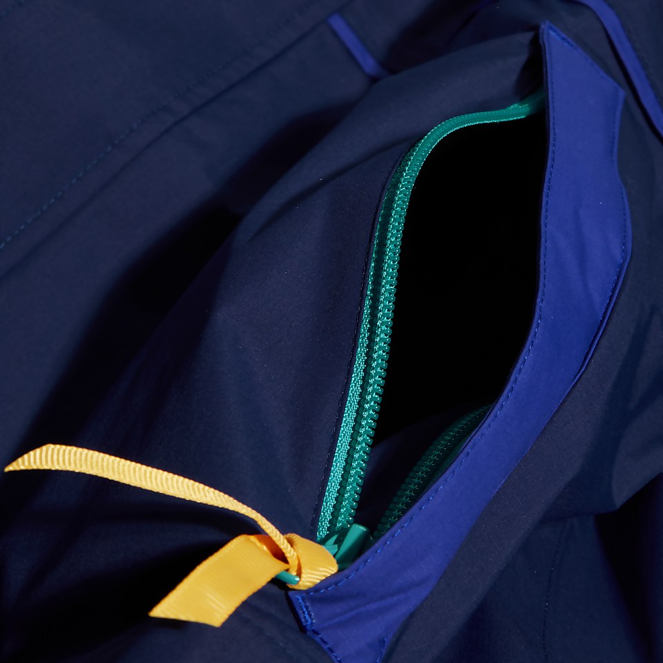 Women's Mayeurvate Waterproof Jacket - Dark Blue/Turquoise