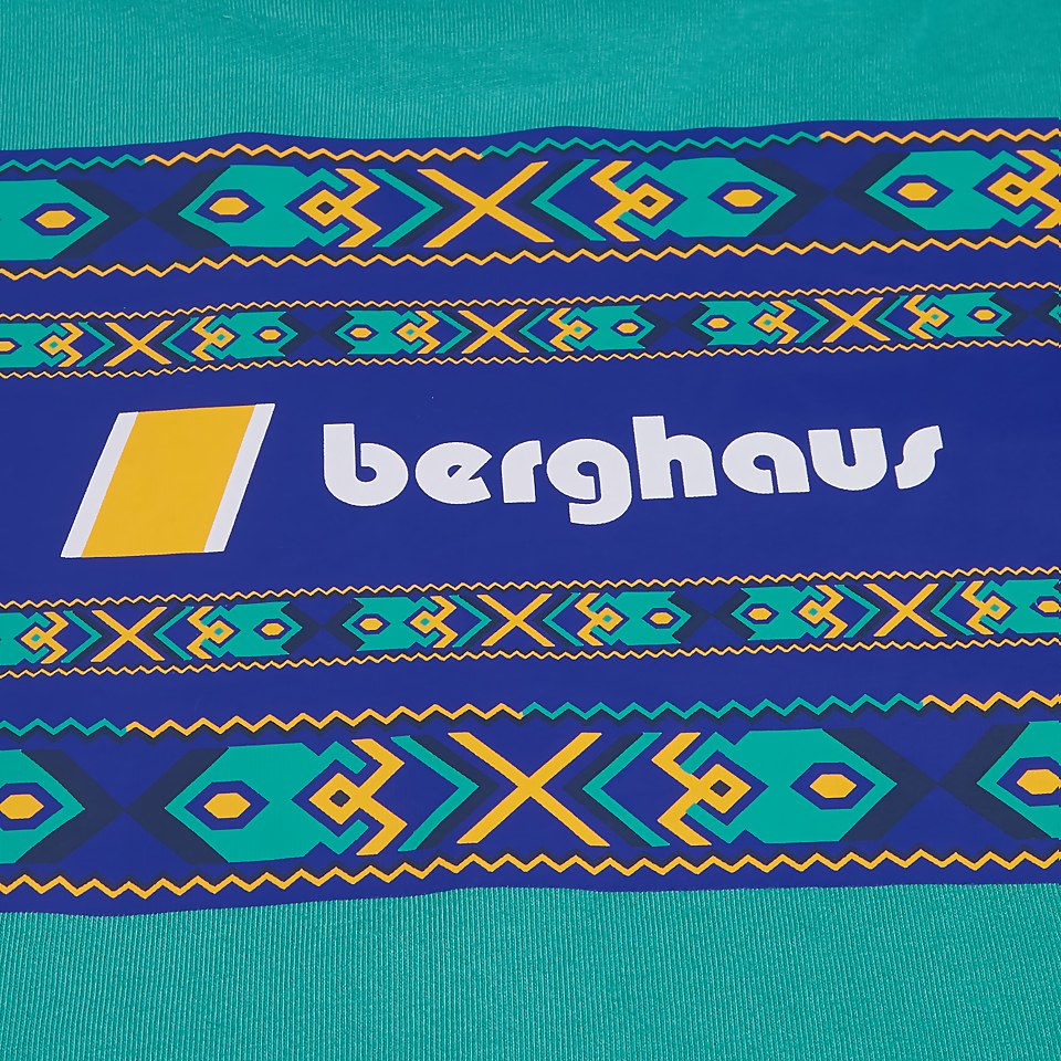 Unisex Aztec Block T-Shirt - Turquoise