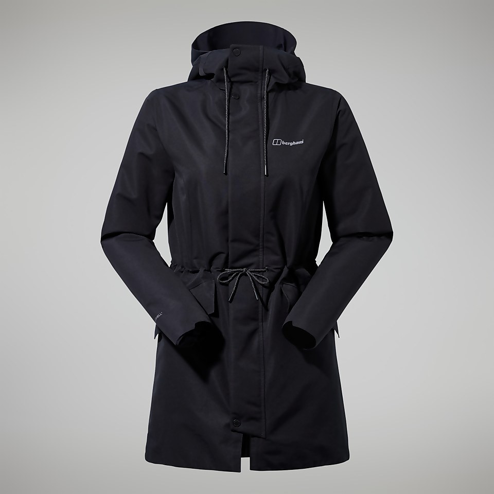 Women's Foxghyll Hooded Parka - Black/Grey