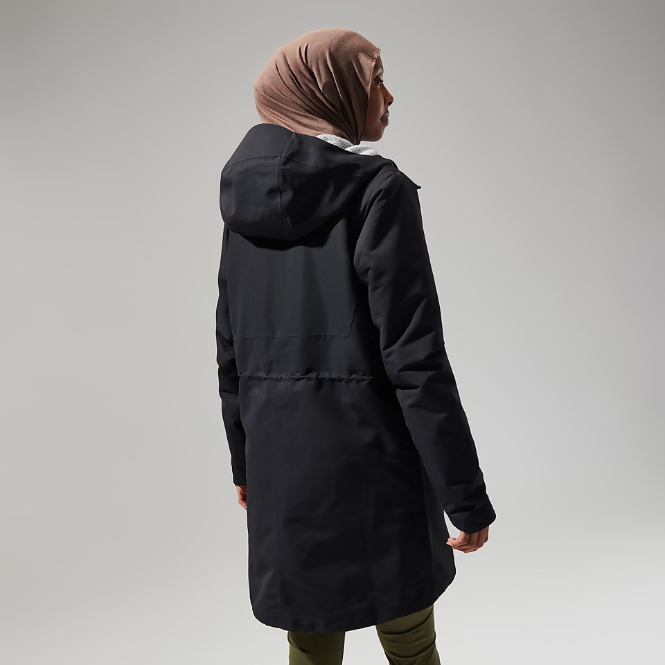 Women's Foxghyll Hooded Parka - Black/Grey