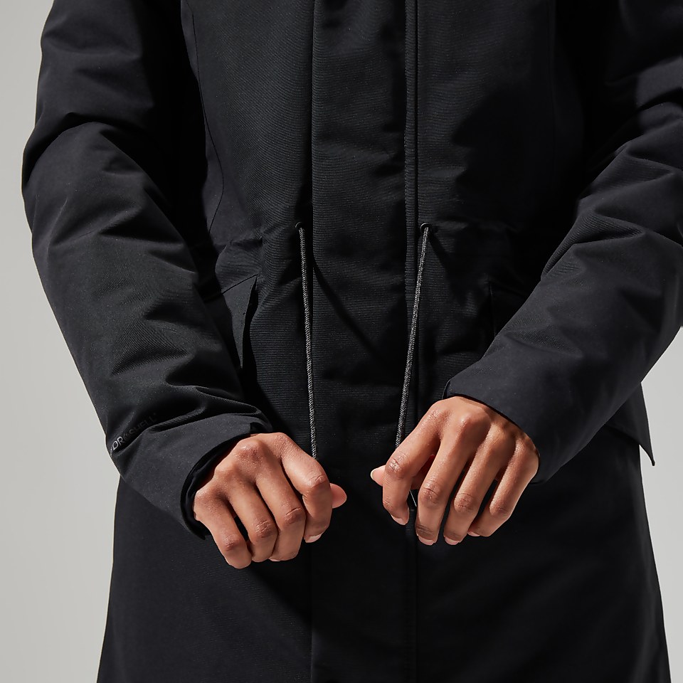 Women's Foxghyll Hooded Parka - Black/Grey
