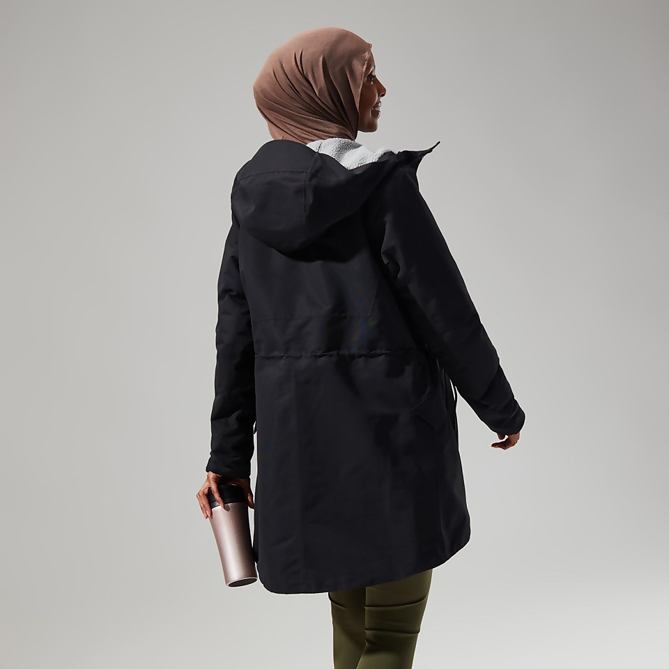 Women's Foxghyll Hooded Parka - Black/Grey