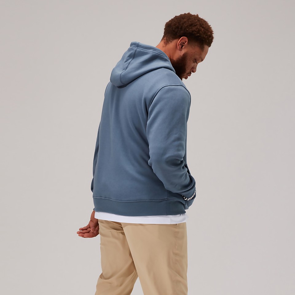 Unisex Heritage Small Logo Hoody - Dark Blue