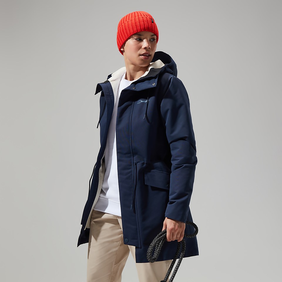 Foxghyll Parka für Damen - Dunkelblau/Naturfarben